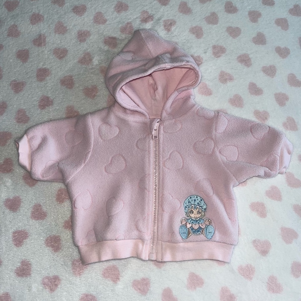 Vintage Pink Precious Moments Baby Hoodie 🎀